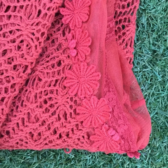 Free people New Romantics crochet top shirt xs 0 2 - Picture 5 of 5